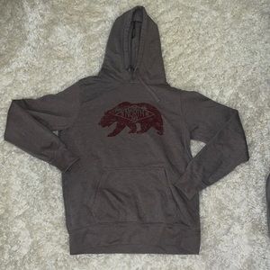 The North Face bear hoodie